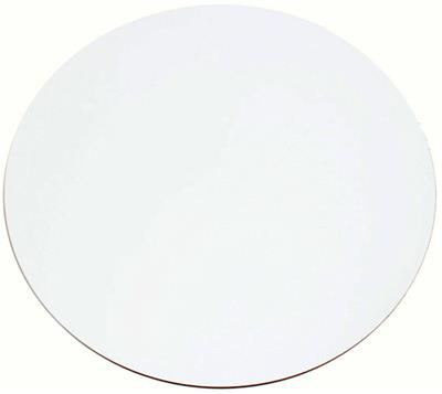 White Round Compact Laminate 12mm Table Top