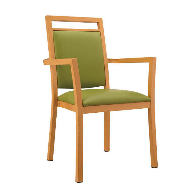 Mattic Chair with Arm Green