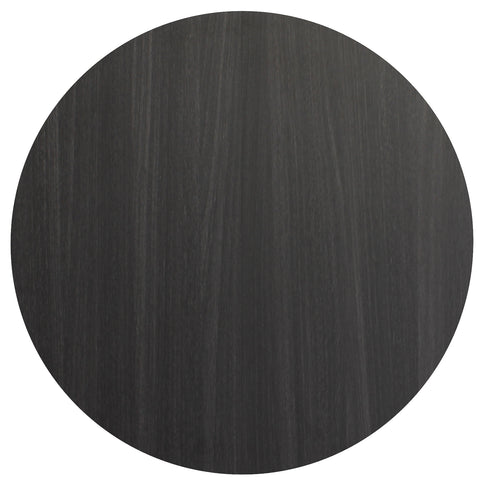 Charcoal Round Compact Laminate 12mm Table Top