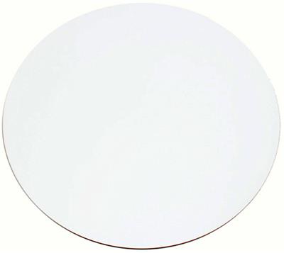 White Round Compact Laminate 12mm Table Top